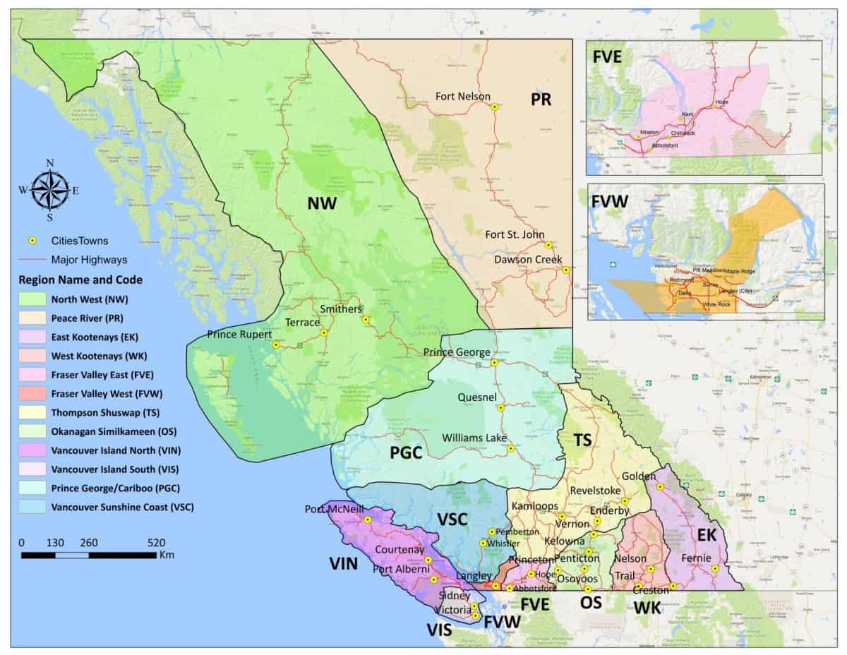 Regions – Horse Council BC